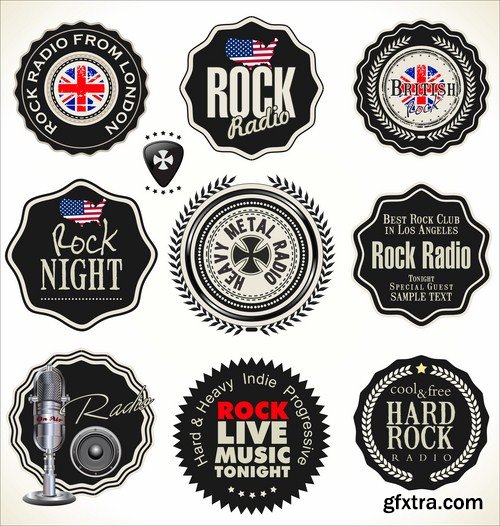 Different Labels &amp; Stickers #2 - 30 Vector