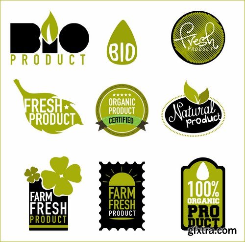 Different Labels &amp; Stickers #2 - 30 Vector