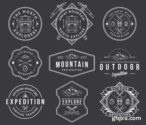 Different Labels &amp; Stickers #2 - 30 Vector