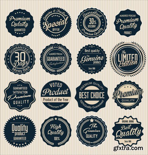 Different Labels &amp; Stickers #2 - 30 Vector