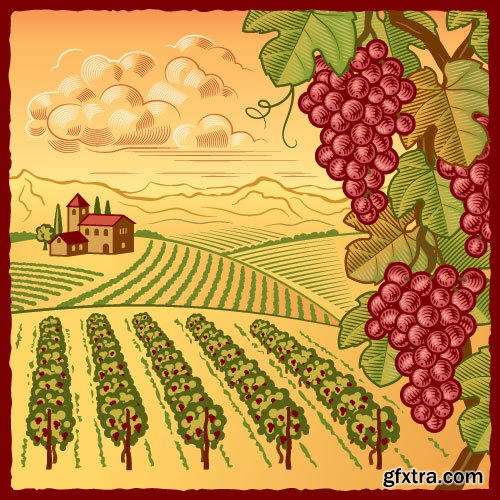 Vintage Natural Food Labels 25xEPS Vintage Natural Food Labels 25xEPS