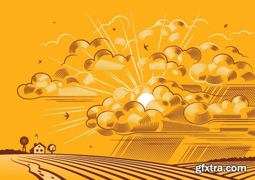 Vintage Natural Food Labels 25xEPS Vintage Natural Food Labels 25xEPS