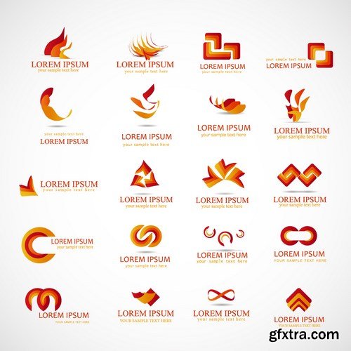 Logos - Big Vector Collection, 25xEPS