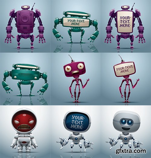 Funny Robots 25xEPS