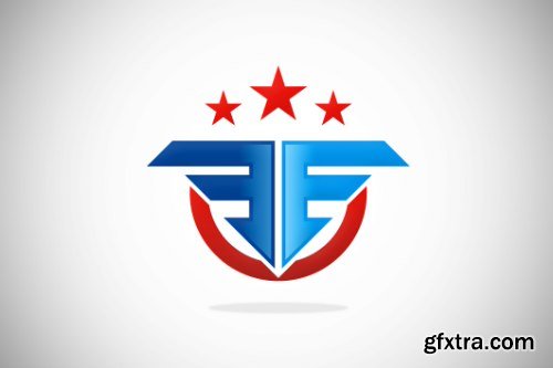 3D Business Technology Abstract Logo Pack 50xEPS