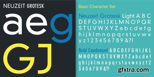 DIN Neuzeit Grotesk Font Family 4xOTF
