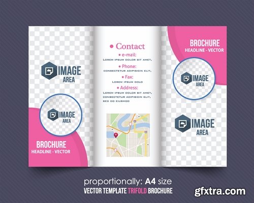 Brochure Template Design in vector #10 - 25 Eps