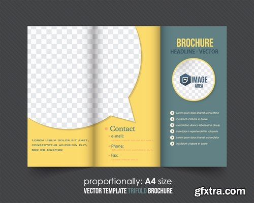 Brochure Template Design in vector #10 - 25 Eps