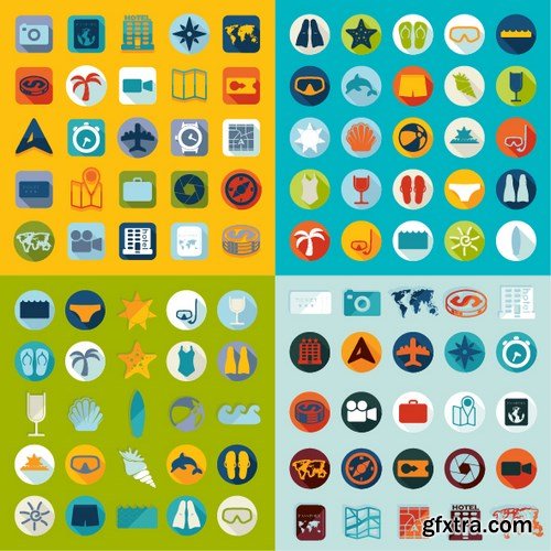 Flat Design Vector Collection, 25xEPS