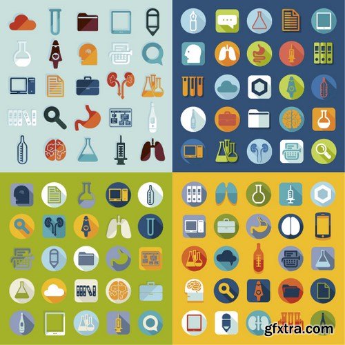 Flat Design Vector Collection, 25xEPS