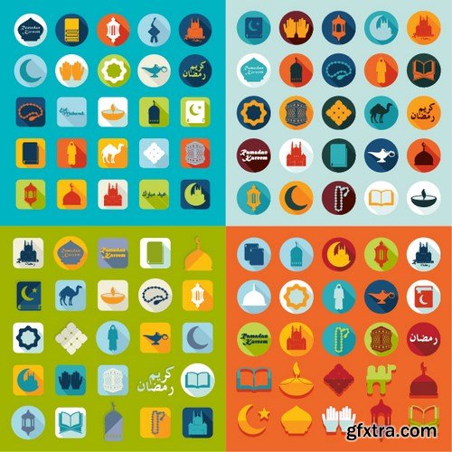 Flat Design Vector Collection, 25xEPS