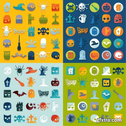 Flat Design Vector Collection, 25xEPS