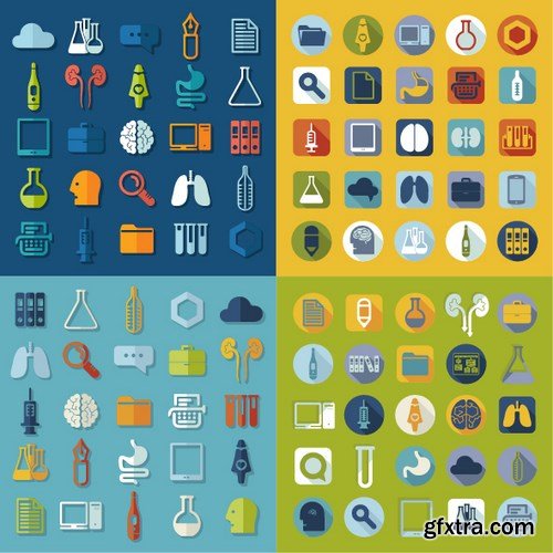 Flat Design Vector Collection, 25xEPS