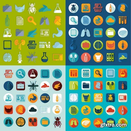 Flat Design Vector Collection, 25xEPS