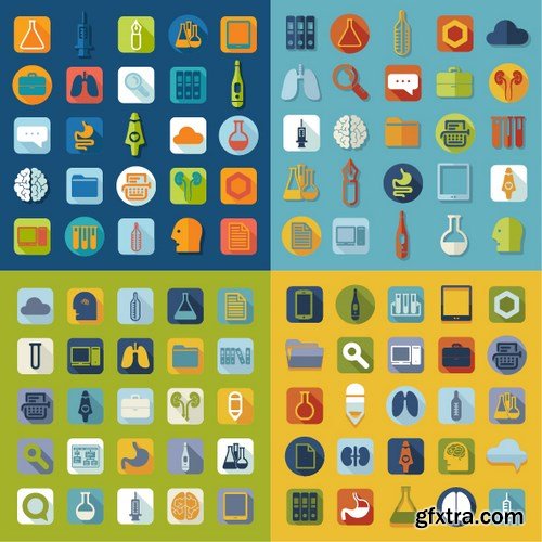 Flat Design Vector Collection, 25xEPS