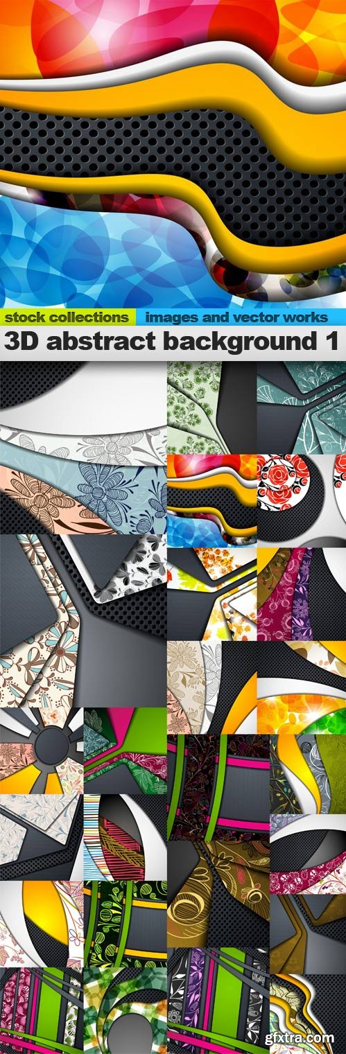 3D abstract background 1,25 x EPS 3D abstract background 1,25 x EPS