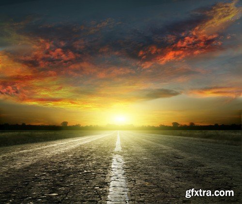 Stock Photos - Road 3, 25xJPG