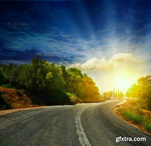 Stock Photos - Road 3, 25xJPG