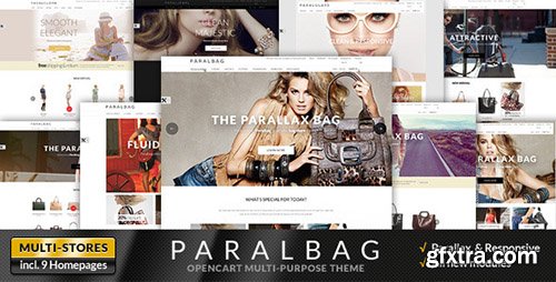 ThemeForest - Opencart Fashion Bag Store - Parallax v1.2.2
