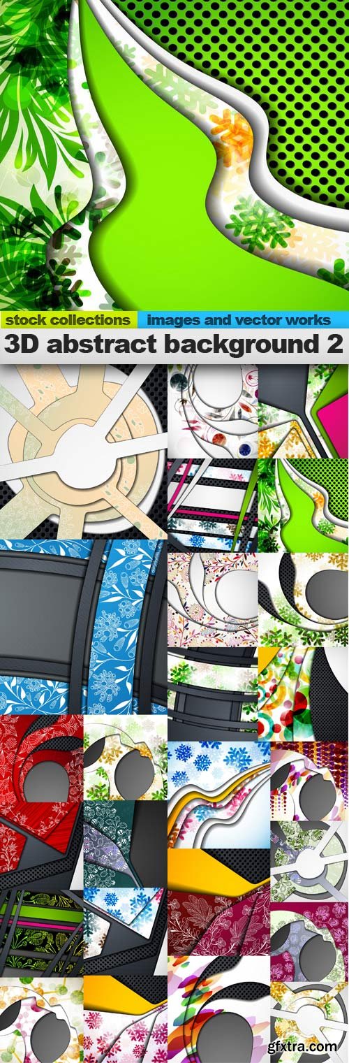 3D abstract background 2,25 x EPS 3D abstract background 2,25 x EPS