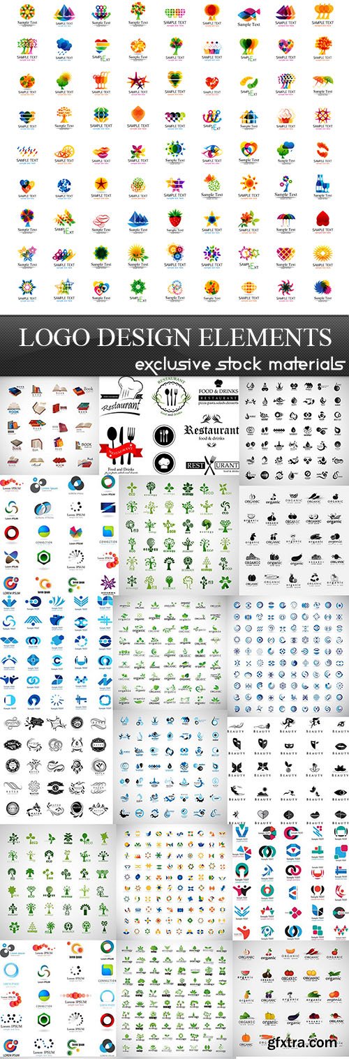 Logo Design Elements, 25xEPS Logo Design Elements, 25xEPS