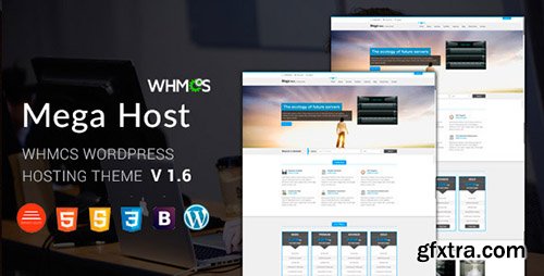 ThemeForest - Megahost v1.6 - Hosting Wordpress Theme with WHMCS