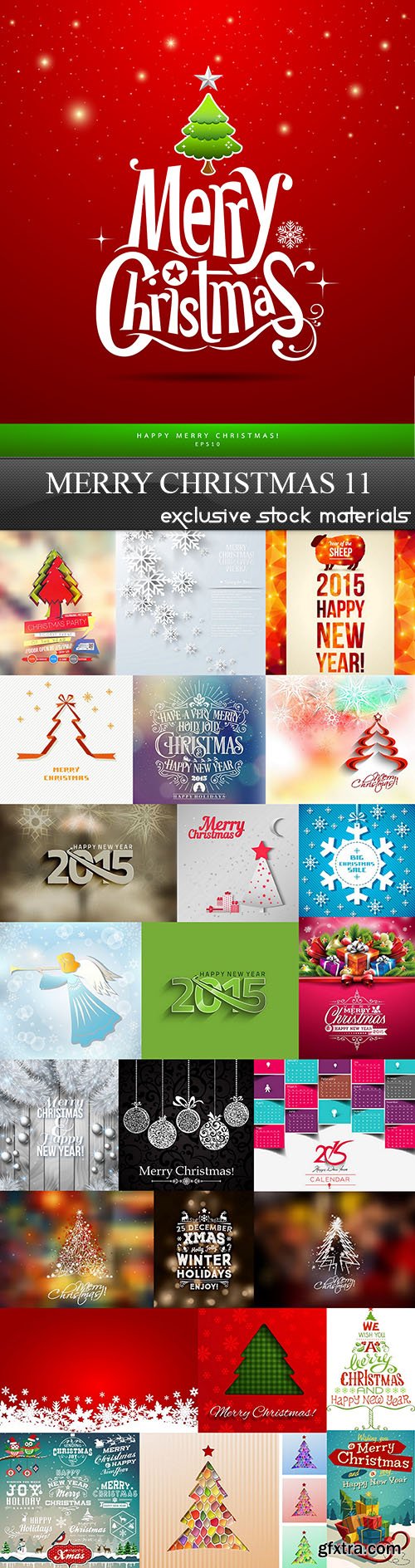 Merry Christmas 11, 25xEPS Merry Christmas 11, 25xEPS