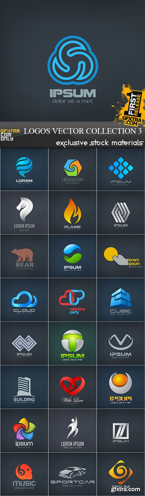 SS Logos - Vector Collection 3, 25xEPS