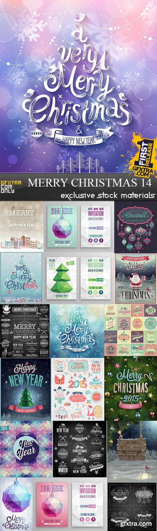 SS Merry Christmas 14, 25xEPS