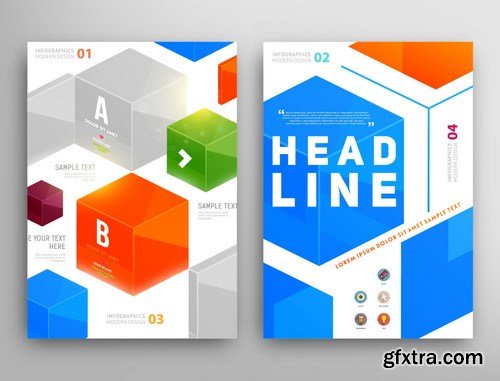 37SS Flyer Design Template, 25xEPS