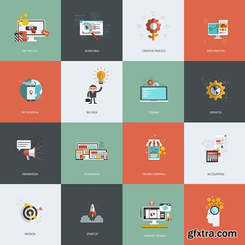 Flat Design Collection 2, 25xEPS