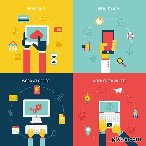 Flat Design Collection 2, 25xEPS