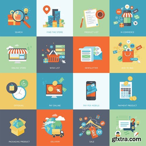 Flat Design Collection 2, 25xEPS