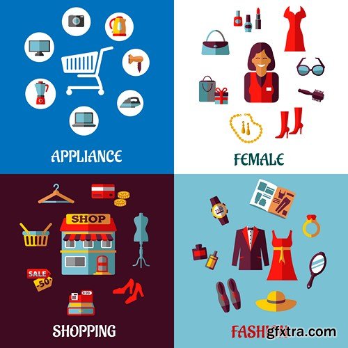 Flat Design Collection 2, 25xEPS