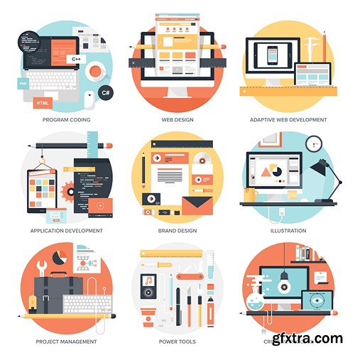 Flat Design Collection 2, 25xEPS