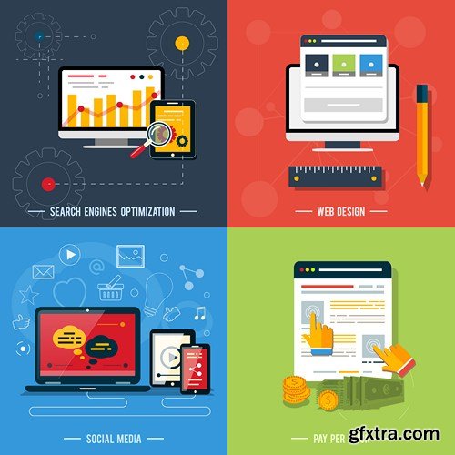 Flat Design Collection 2, 25xEPS