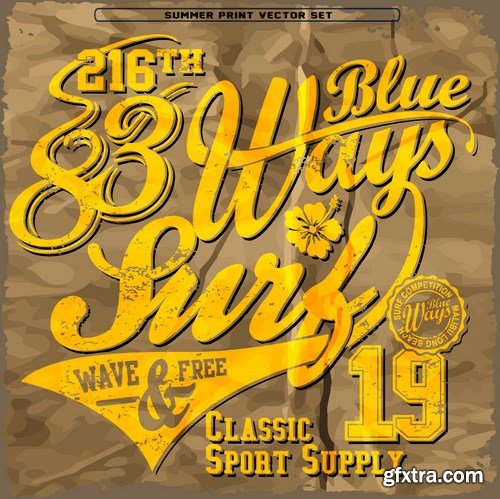 SS Design Еlements for T-Shirts 2, 25xEPS