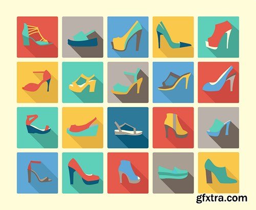 Flat Icons 2 - Design Vector Collection, 25xEPS