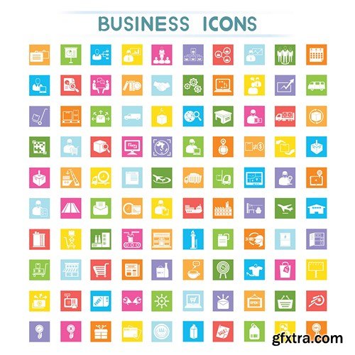 Flat Icons 2 - Design Vector Collection, 25xEPS