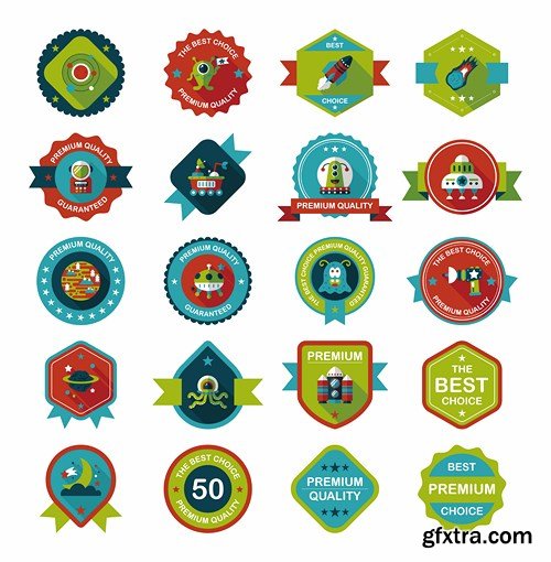 Flat Icons 2 - Design Vector Collection, 25xEPS