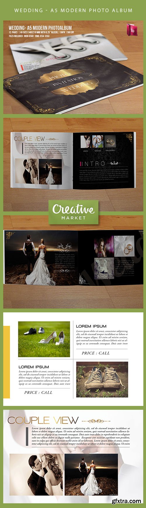 Wedding - A5 Modern Photo Album 43237