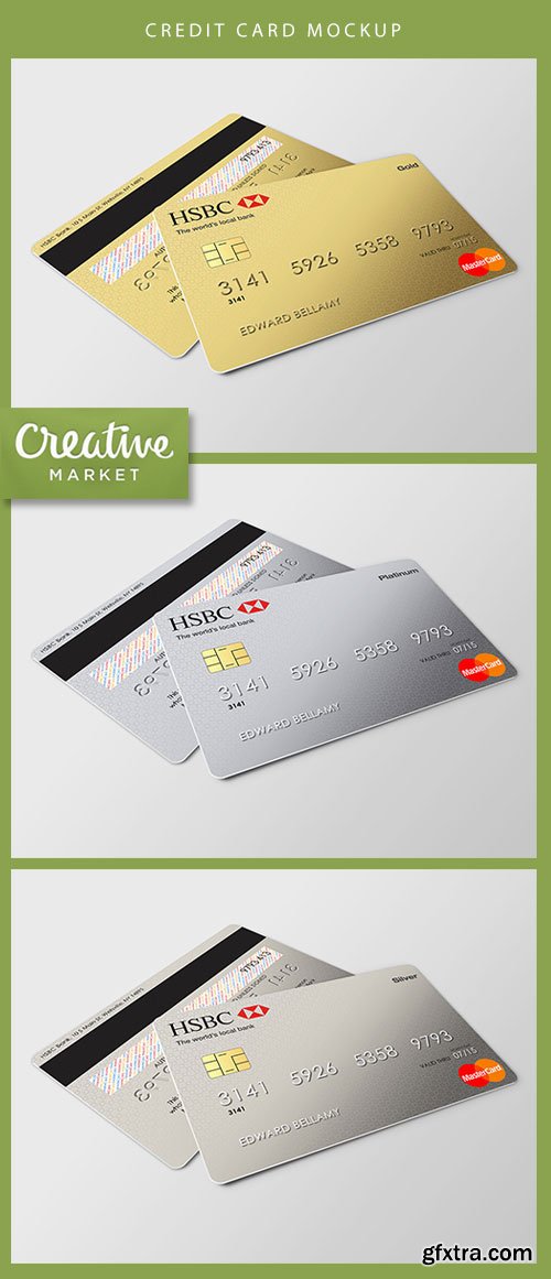 Credit Card Mockup 7803