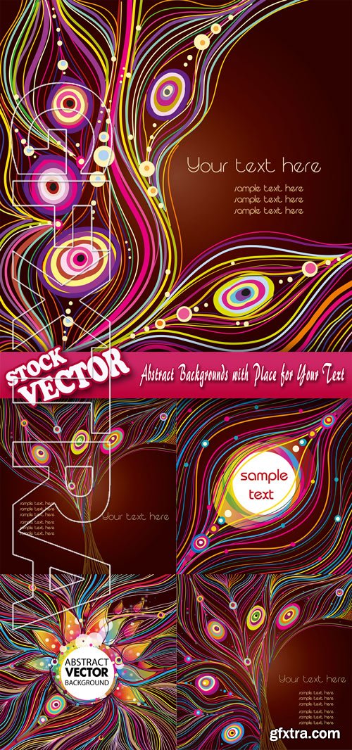 Stock Vector - Abstract Backgrounds with Place for Your Text