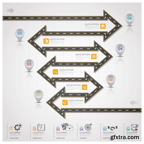 Infographics Elements 4, 25xEPS