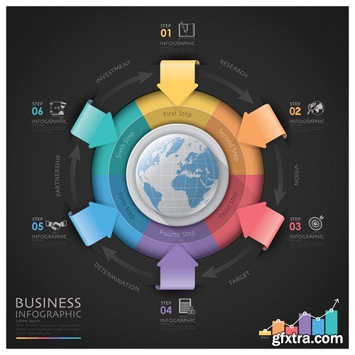 Infographics Elements 4, 25xEPS