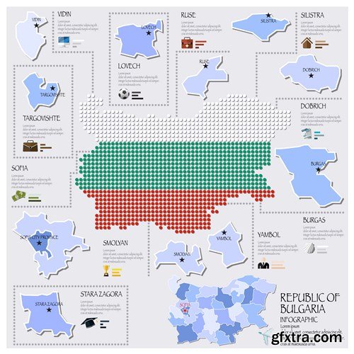 Infographics Elements 4, 25xEPS