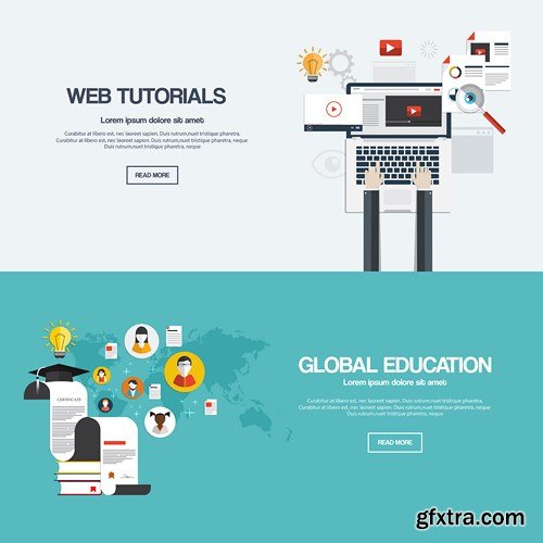 Flat Design Collection 3, 25xEPS