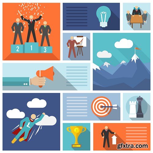 Flat Design Collection 3, 25xEPS