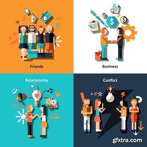 Flat Design Collection 3, 25xEPS