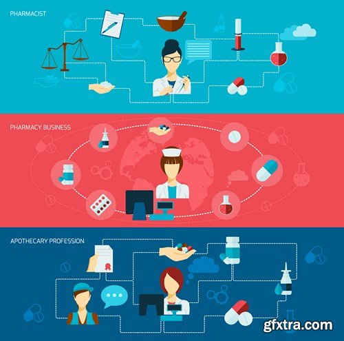 Flat Design Collection 3, 25xEPS